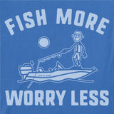 LIFE IS GOOD - MENS CRUSHER TEE | Fish More Jake Athletic Blue