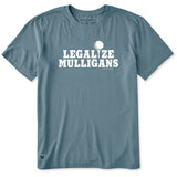 LIFE IS GOOD - MENS CRUSHER TEE | Legalize Mulligans Slate Blue