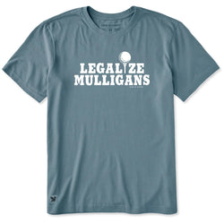 LIFE IS GOOD - MENS CRUSHER TEE | Legalize Mulligans Slate Blue