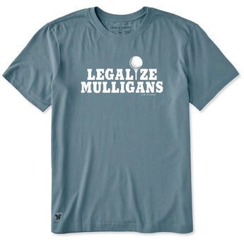 LIFE IS GOOD - MENS CRUSHER TEE | Legalize Mulligans Slate Blue