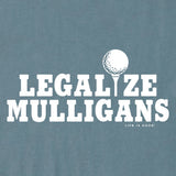 LIFE IS GOOD - MENS CRUSHER TEE | Legalize Mulligans Slate Blue