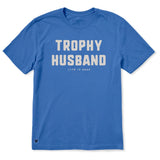 LIFE IS GOOD - MENS CRUSHER TEE | Trophy Husband Athletic Blue