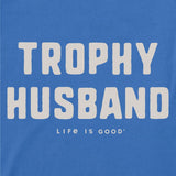 LIFE IS GOOD - MENS CRUSHER TEE | Trophy Husband Athletic Blue