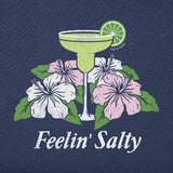 LIFE IS GOOD - WOMENS CRUSHER LITE TEE | Feelin' Salty Darkest Blue
