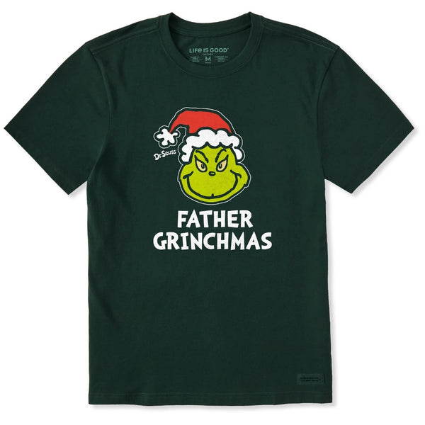 LIFE IS GOOD - MENS FATHER GRINCHMAS SHORT SLEEVE | Treeline Green - The Cabana.ca