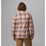 COLUMBIA - CORNELL WOODS FLANNEL | Teak Brown Textured Plaid