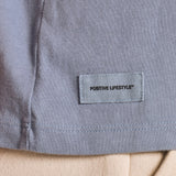 LIFE IS GOOD - WOMENS CRUSHER BOXY TEE | Peace Love Slate Blue