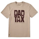 LIFE IS GOOD - MENS CRUSHER TEE | Dad Tax Oat Brown