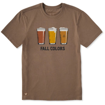 LIFE IS GOOD - MENS CRUSHER TEE | Fall Colours Mushroom