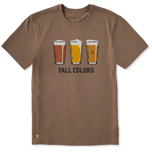 LIFE IS GOOD - MENS CRUSHER TEE | Fall Colours Mushroom