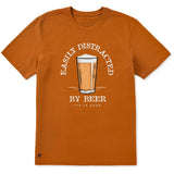 LIFE IS GOOD - MENS CRUSHER TEE | Easily Distracted Copper Brown