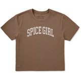 LIFE IS GOOD - WOMENS CRUSHER BOXY TEE | Mushroom Brown