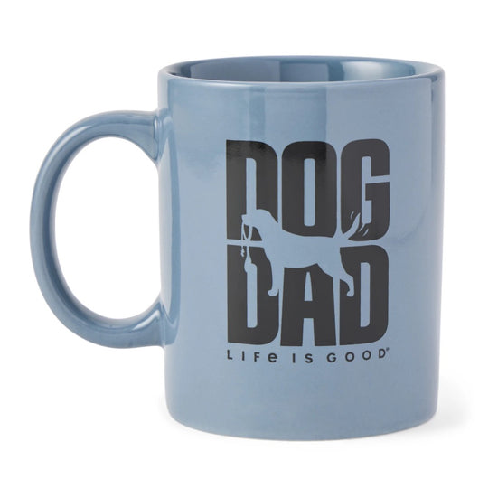 LIFE IS GOOD - JAKE'S MUG | Dog Dad Silo Stack Slate