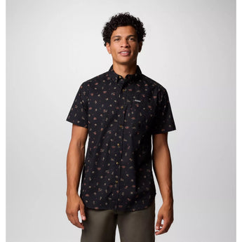 COLUMBIA - RAPID RIVERS PRINTED BUTTON-UP | Black Deserted