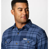 COLUMBIA - FLARE GUN FLANNEL | Collegiate Navy River Crossing Plaid