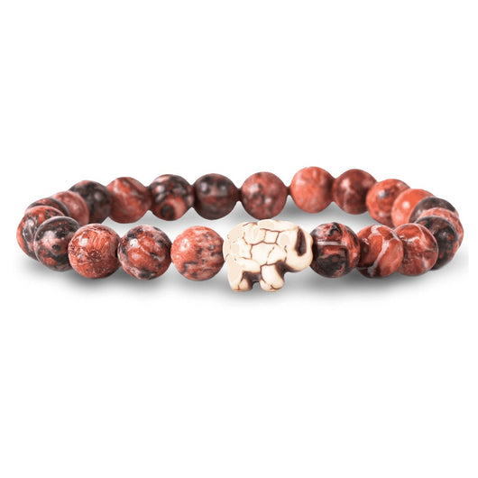 FAHLO - ELEPHANT TRACKING BRACELET | DESERT STONE