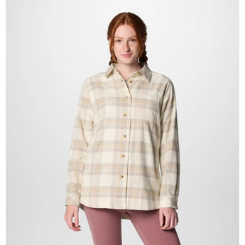 COLUMBIA -Holly Hideaway Flannel Shirt | Chalk Buffalo Tartan