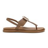 OLUKAI - LA'I T-BAR SANDAL (WOMENS) | TAN/TAN