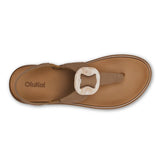 OLUKAI - LA'I T-BAR SANDAL (WOMENS) | TAN/TAN