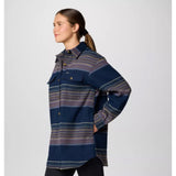 COLUMBIA - CALICO BASIN SHIRT JACKET | Collegiate Navy Vista Stripe