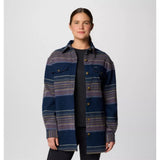 COLUMBIA - CALICO BASIN SHIRT JACKET | Collegiate Navy Vista Stripe