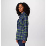 COLUMBIA - CALICO BASIN FLANNEL LONGSLEEVE | Collegiate Navy Multiplaid