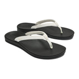 OLUKAI - 'UIKI (WOMENS) | BRIGHT WHITE/LAVA ROCK