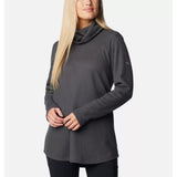 COLUMBIA - HOLLY HIDEAWAY WAFFLE COWL NECK PULLOVER | SHARK