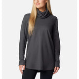 COLUMBIA - HOLLY HIDEAWAY WAFFLE COWL NECK PULLOVER | SHARK