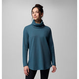 COLUMBIA - HOLLY HIDEAWAY WAFFLE COWL NECK PULLOVER | Everblue