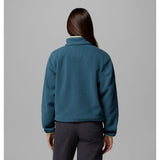 COLUMBIA - HELVETIA II CROPPED HALF SNAP FLEECE PULLOVER | Everblue Citron Haze