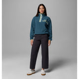 COLUMBIA - HELVETIA II CROPPED HALF SNAP FLEECE PULLOVER | Everblue Citron Haze