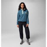 COLUMBIA - HELVETIA II CROPPED HALF SNAP FLEECE PULLOVER | Everblue Citron Haze