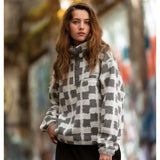 COLUMBIA - HELVETIA II PRINTED PRINTED CROPPED HALF SNAP | Sedona Sage Geostack