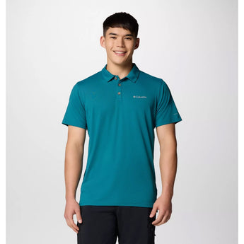 COLUMBIA - TECH TRAIL UTILITY POLO | River Blue