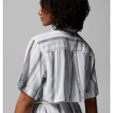 COLUMBIA - PFG OPEN WATER SHIFT DRESS | Cirrus Grey/Lowtide Stripe