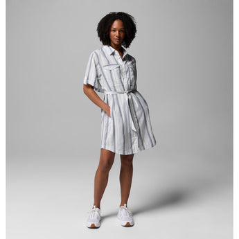 COLUMBIA - PFG OPEN WATER SHIFT DRESS | Cirrus Grey/Lowtide Stripe