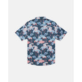 RVCA - DAY BREAK SS BUTTON-UP | DUCK BLUE