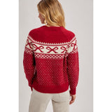 BLUIVY - FESTIVE HOLIDAY KNIT SWEATER | RUBY