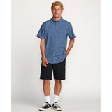 BILLABONG - ALL DAY JACQUARD SS BUTTON-UP | Deep Blue