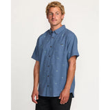 BILLABONG - ALL DAY JACQUARD SS BUTTON-UP | Deep Blue