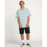 BILLABONG - ALL DAY STRIPE SS BUTTON-UP | Ash Blue