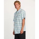 BILLABONG - ALL DAY STRIPE SS BUTTON-UP | Ash Blue