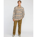BILLABONG - OFFSHORE JACQUARD LONG SLEEVE FLANNEL SHIRT | SAND