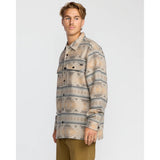 BILLABONG - OFFSHORE JACQUARD LONG SLEEVE FLANNEL SHIRT | SAND