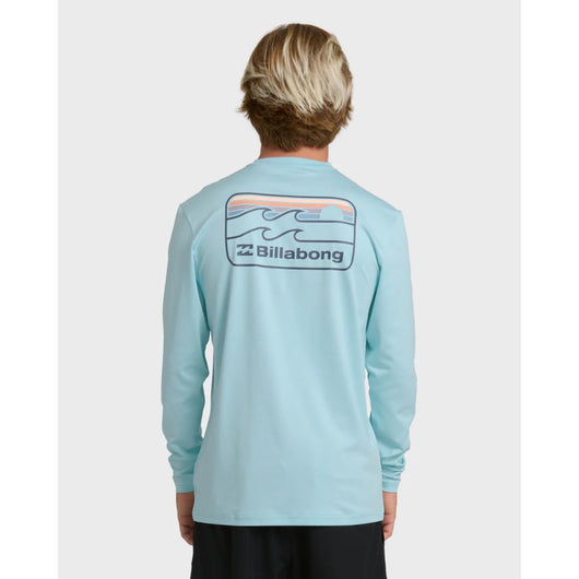 BILLABONG - RUNNER LOOSE FIT LS SURF SHIRT | Blue Heather