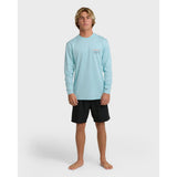 BILLABONG - RUNNER LOOSE FIT LS SURF SHIRT | Blue Heather