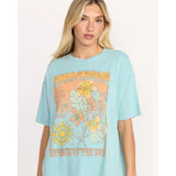 BILLABONG - DAYLIGHT BLOOMS TEE | Misty Blue