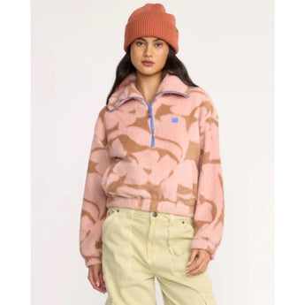 BILLABONG - BARRA HALF ZIP FLEECE | RINSE BLUE