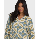 BILLABONG - ALL THE TIME SHERPA 1/2 ZIP| MASON BLUE